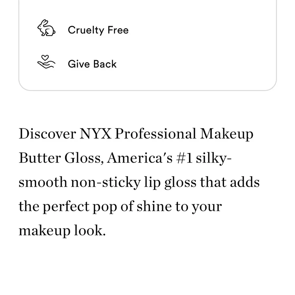 NYX Butter Gloss Non Sticky Cinnamon Roll New!! Host Pick!